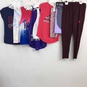 Various Brands Girls 9 Piece Athleisure Clothing Bundle Size 10/12 EXCELLENT